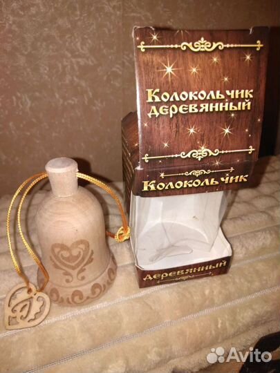 Колокольчик деревянный