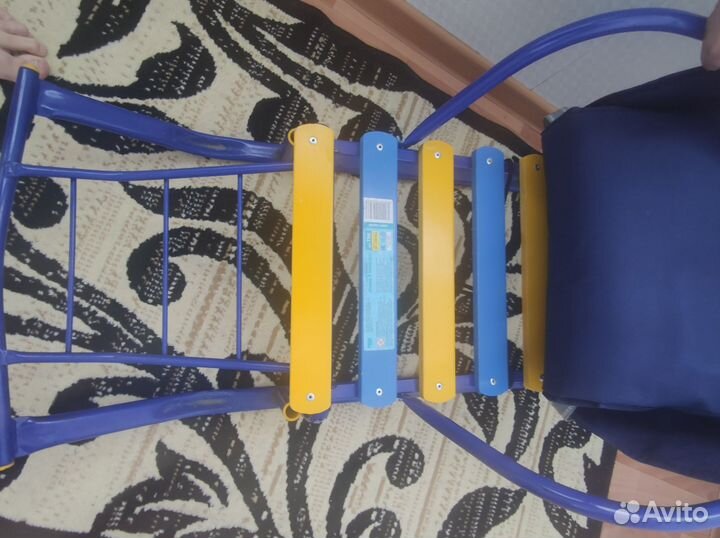 Детские санки коляска с колесами бу