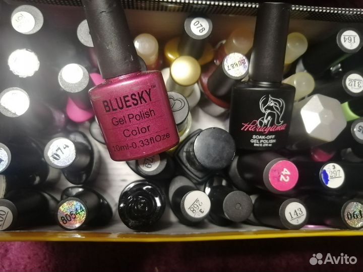 Набор гель лаков бу