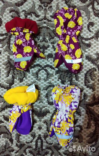 Варежки зимние 2-3 года