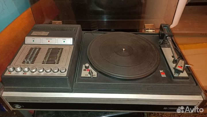 Проигрыватель винила радиотехника мелодия 103м