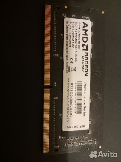 Оперативная память ddr4 8gb sodimm 2400