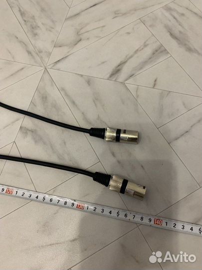 Кабель mini jack - 2 XLR(папа)