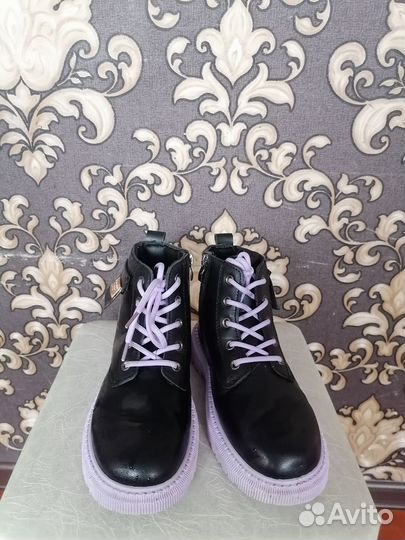 Ботинки демисезонные для девочки 35