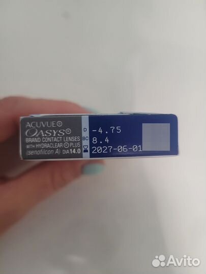 Линзы контактные acuvue oasys