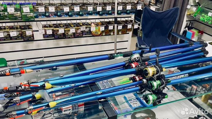 Удочка в сборе 3,4,5 м в комплекте