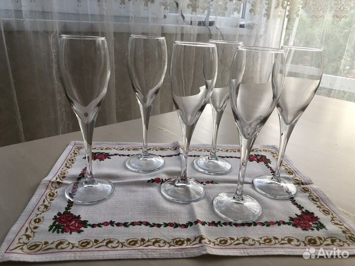 Фужеры 6 штук 140 мл