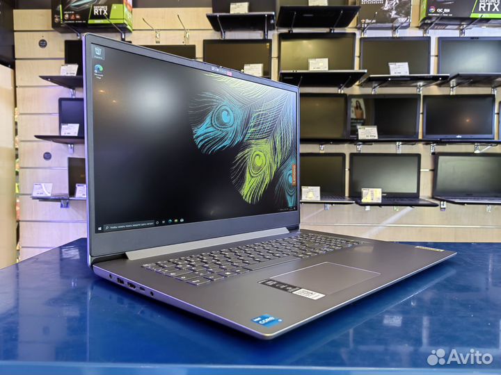 Новый ноутбук большой экран Lenovo Intel 12 Gen