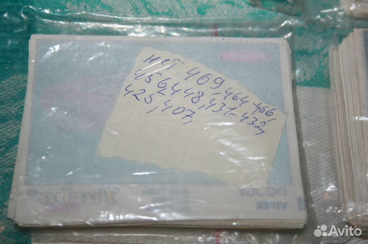 Вкладыши турбо из коллекции штучно