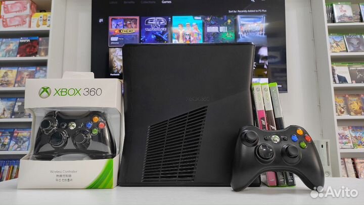 XBox 360 с кучей игр прошитый