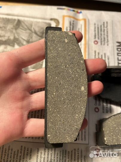 Новые тормозные колодки на ваз