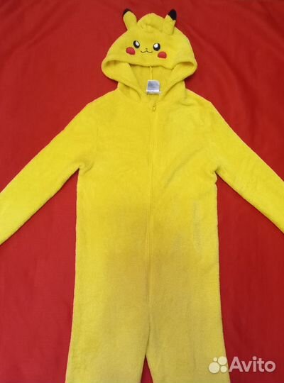 Комбинезон кигуруми Пикачу на 9 лет