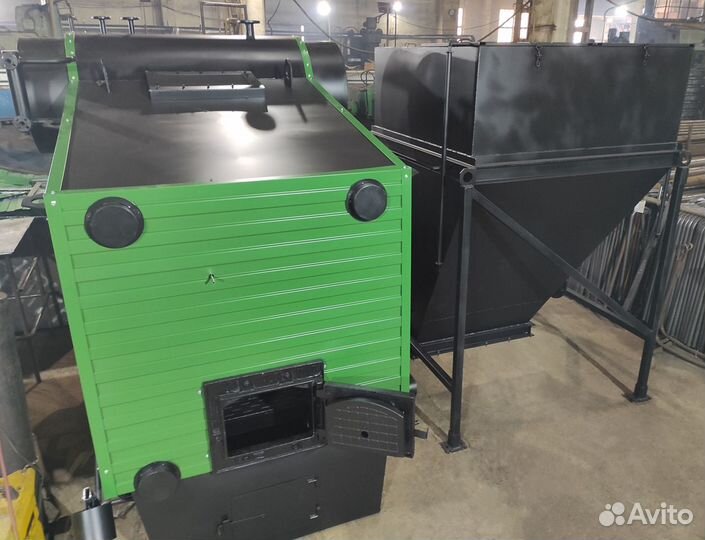 Котёл паровой для работы на лузге (шелухе)