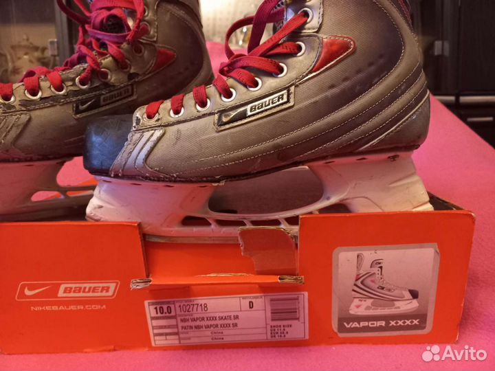 Хоккейные коньки bauer vapor 4x pro,42.5-43,б/у