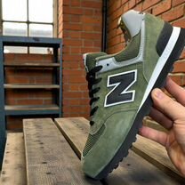 Зеленые нб 574 Замшевые