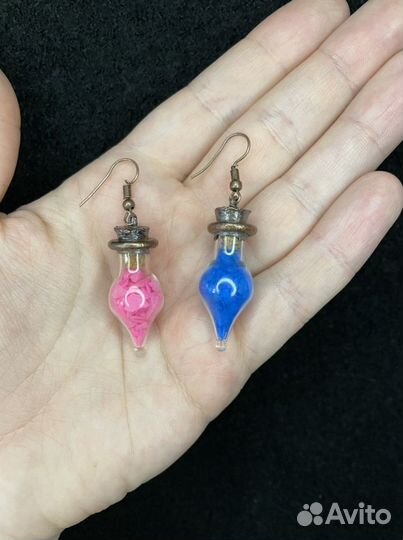 Кулон и серьги ручной работы