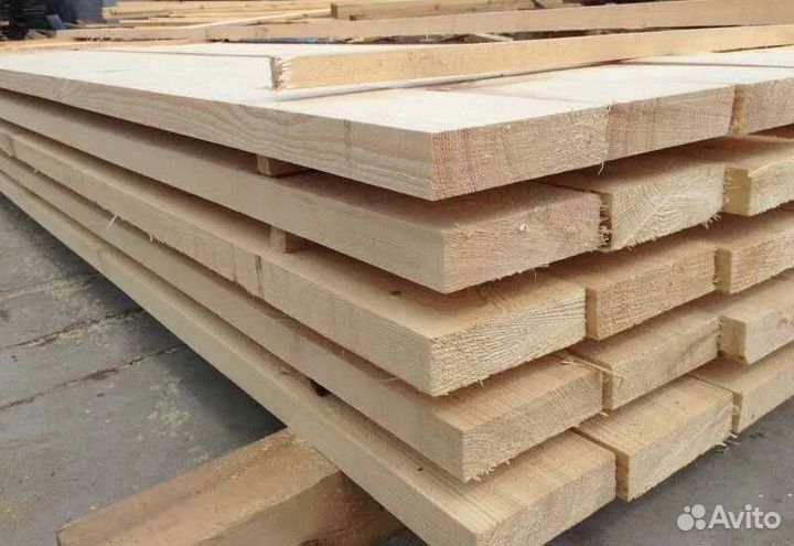 Доска обрезная естественной влажности