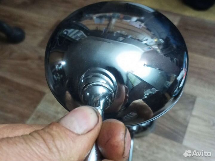 Хромированные металлические зеркала для мотоцикла