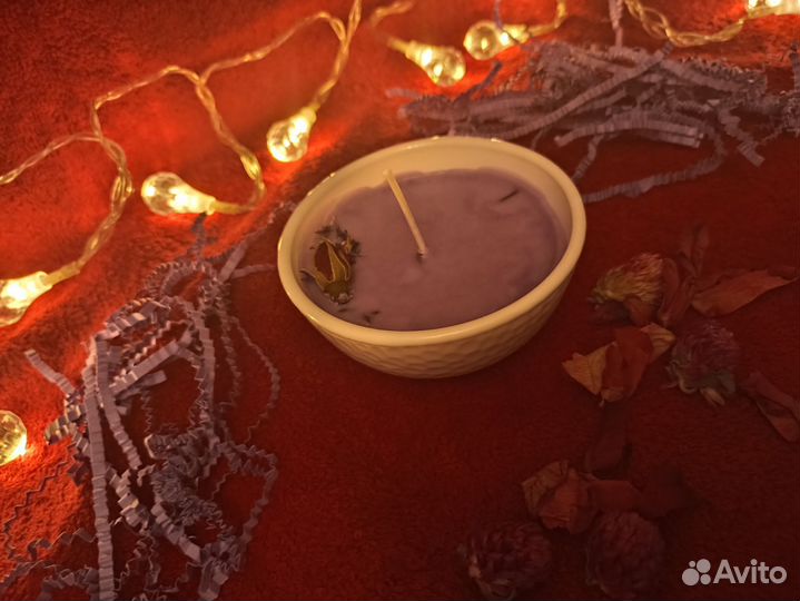 Ароматическая свеча ручной работы