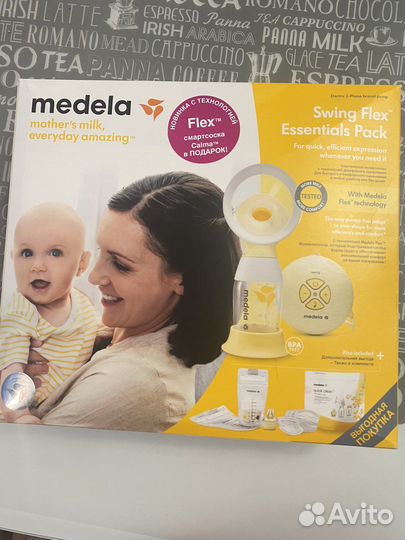 Молокоотсос medela swing flex электрический