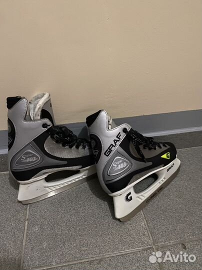 Коньки graf 39 размер