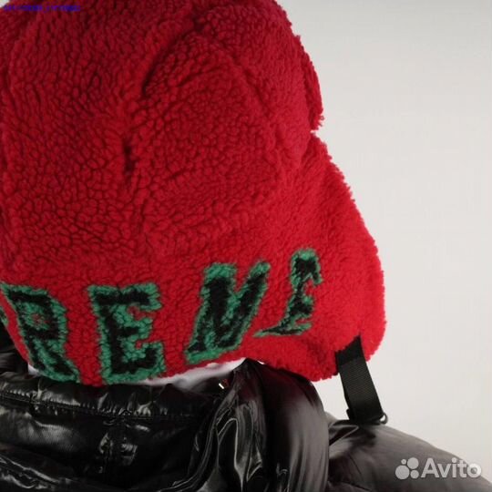 Шапка ушанка Supreme Shearling Trooper (Арт.83525)