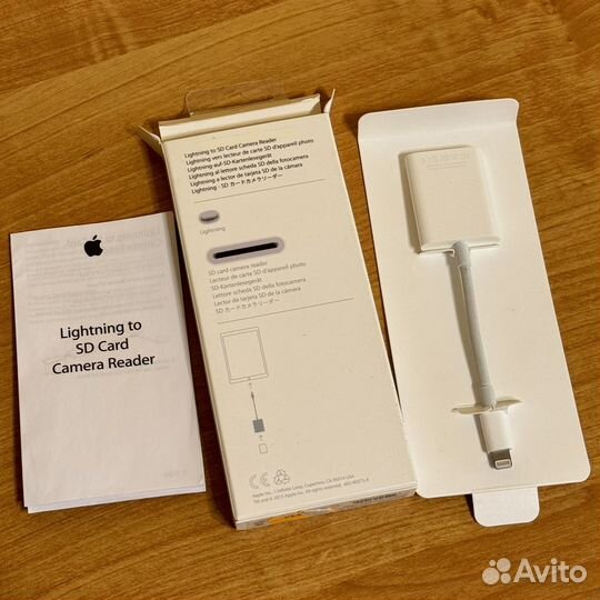 Кабель Apple Lightning to SD Card Camera Reader