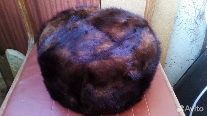 Шапка норковая мужская