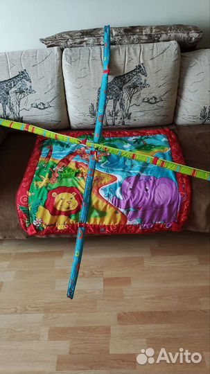 Развивающий коврик tiny love солнечная полянка