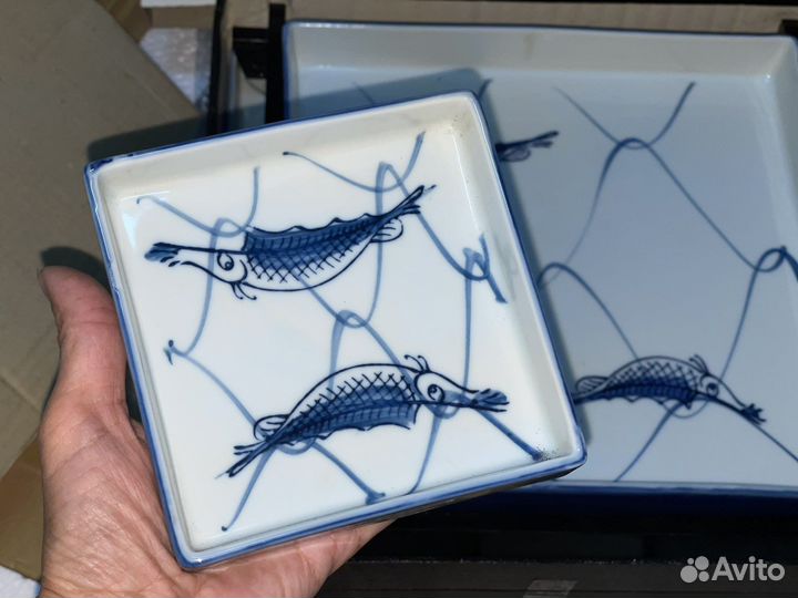 Набор японской посуды. Японский фарфор