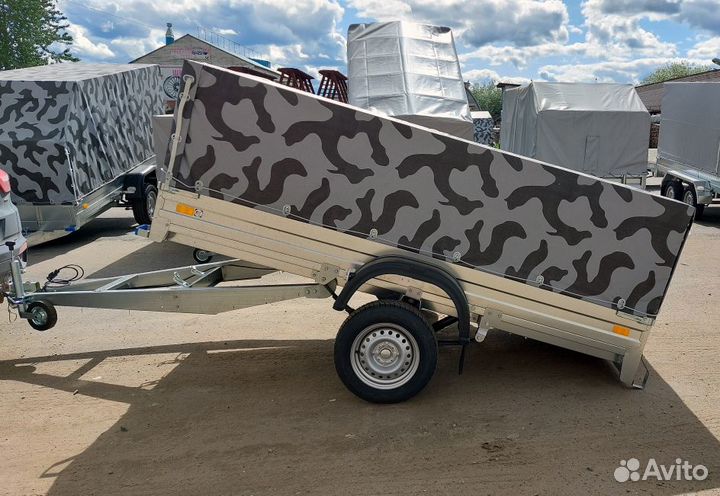 Прицеп оцинкованный 2.7х1.4 с тентом 820 мм