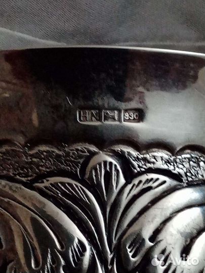 Серебро Фужеры Бокалы Рюмки 21см