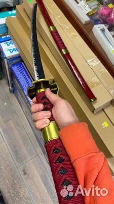 Катана сувенирная сертификат премиум подставка