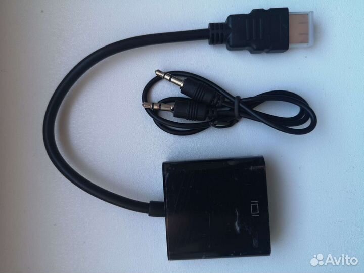 Переходник vga hdmi (+ jack 3.5 ) AUX
