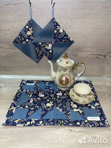 Набор для куни Подарок Прихватки и подставка