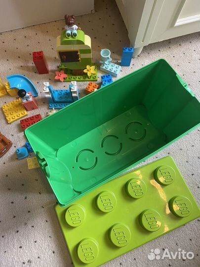 Lego duplo с контейнером