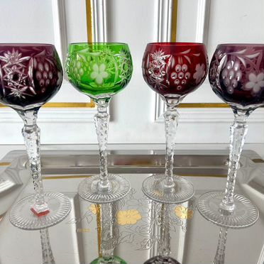 Фужеры хрустальные Ajka Crystal ваза Egermann