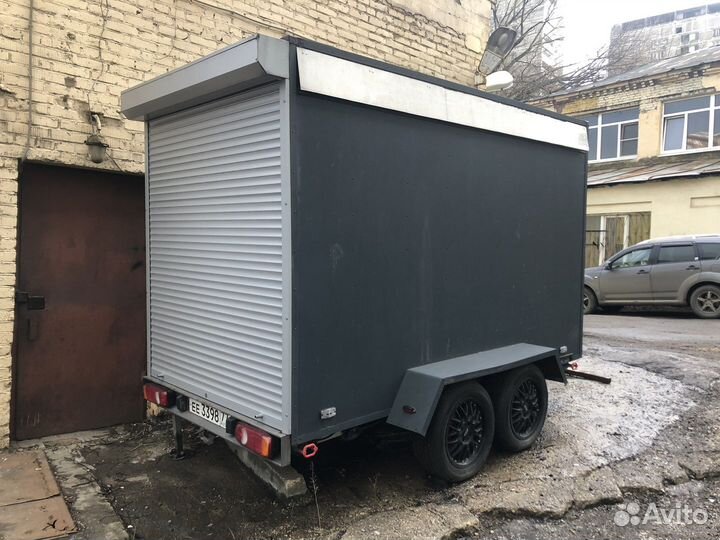 Прицеп легковой двухосный с тормозами