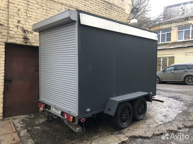 Прицеп легковой двухосный с тормозами