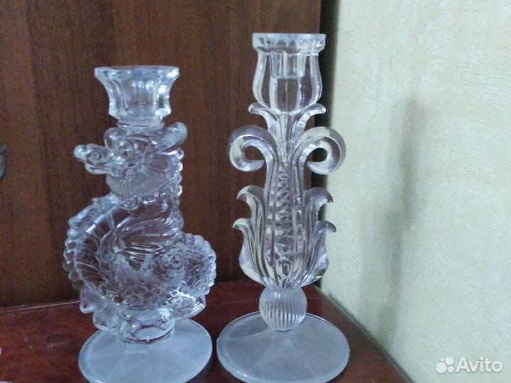 Хрустальные подсвечники