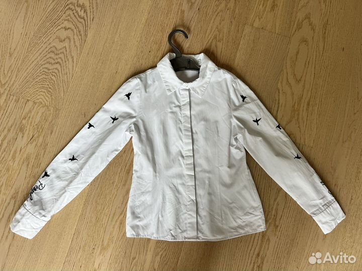 Рубашки школьные noble people 128 2шт