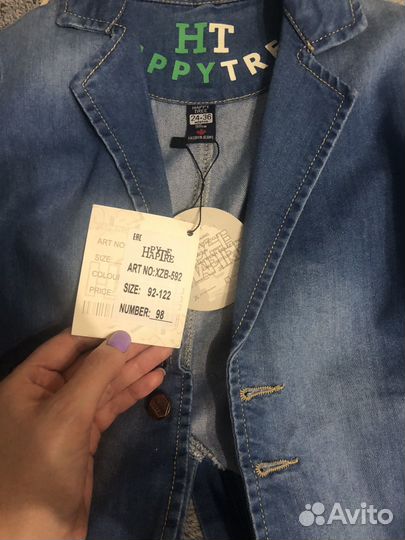 Пиджак детский 98 новый с биркой