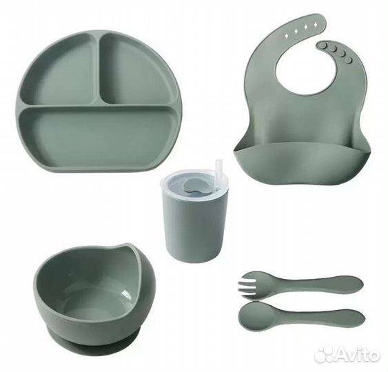 Детская посуда силиконовая