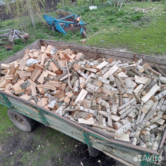 Дрова колотые сухие