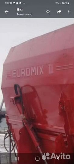 Кормораздатчик Kuhn Euromix II 1060, 2007