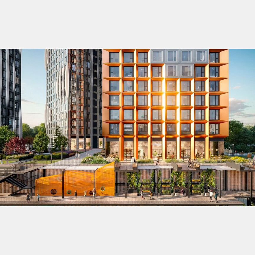 3-к. квартира, 60,9 м², 4/45 эт.