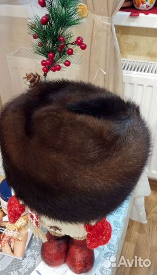 Шапка норковая женская