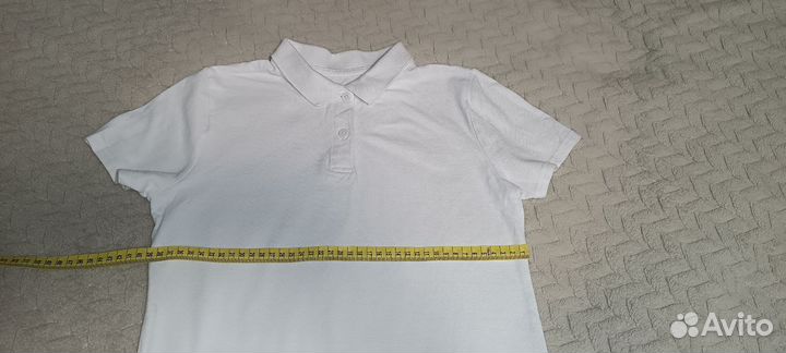 Поло белое для мальчика 10 лет