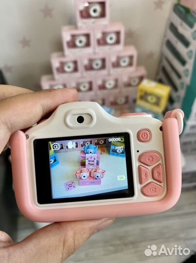Детский фотоаппарат кошечка с wifi