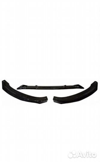 Сплиттер переднего бампера на LADA vesta